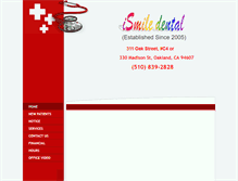 Tablet Screenshot of ismiledental.com